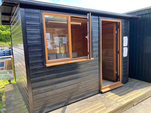 8×10 Traditional Garden Room Open 8×10 Traditional Garden Room Open